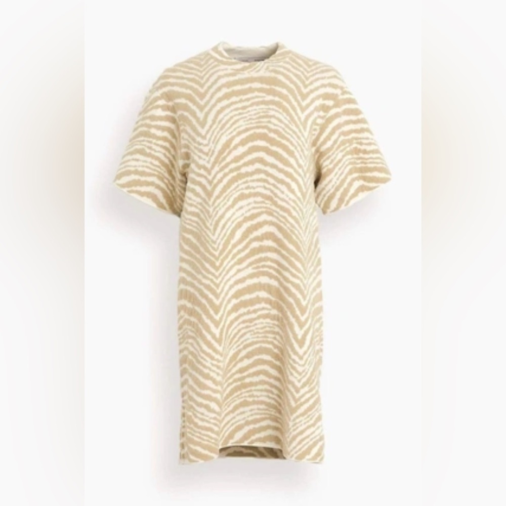 NWT PROENZA SCHOULER Animal Jacquard Knit Dress In‎ Stone/white, Size XS